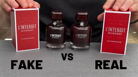 givenchy l'interdit fake vs real